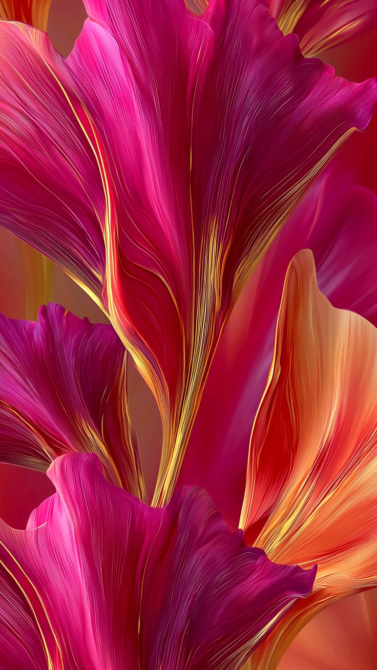 Cinematic floral artwork